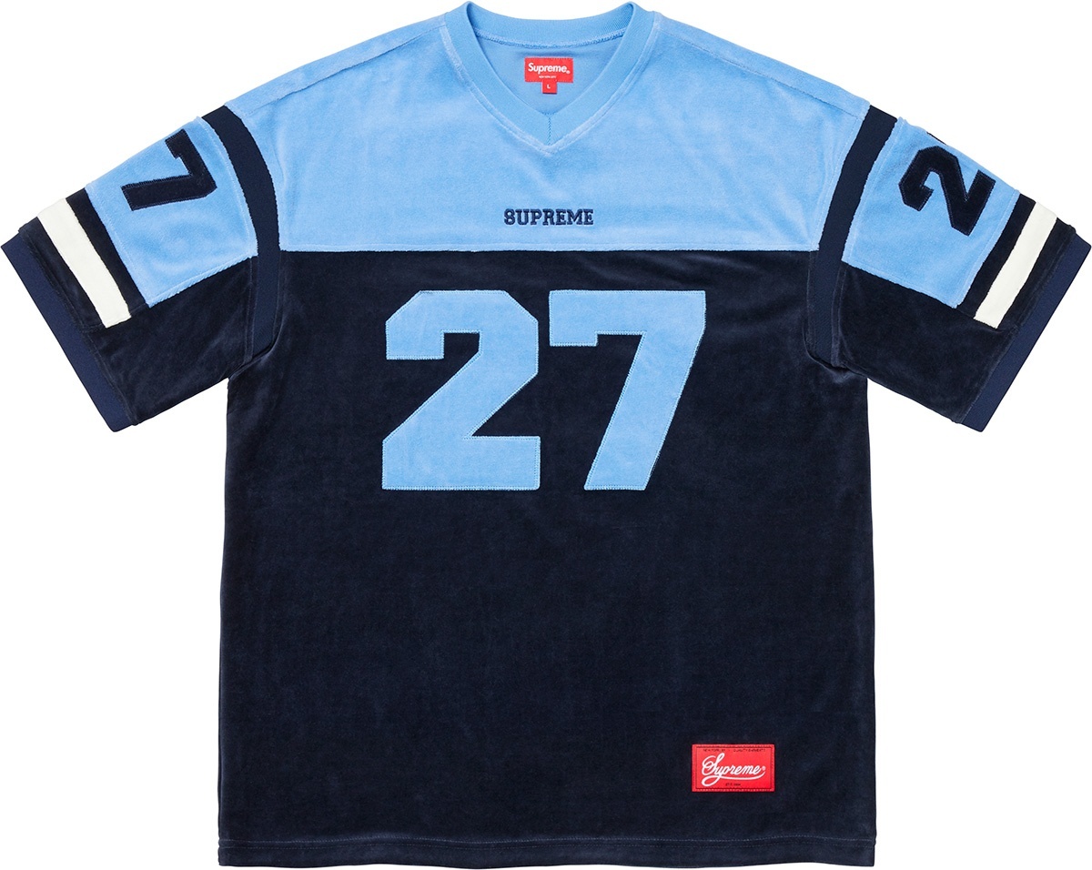 Velour Football Jersey view 3